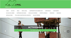 Desktop Screenshot of granjaescuelalaloma.com