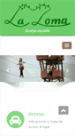 Mobile Screenshot of granjaescuelalaloma.com